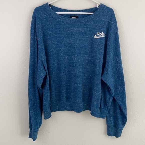 Nike Blue Pullover Long Sleeve - Picture 2 of 12